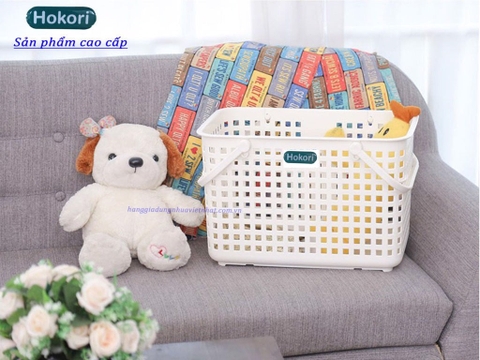 Giỏ đi sinh có nắp Hokori (45x30x30cm)