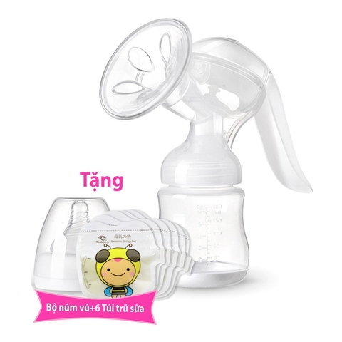 Máy hút sữa bằng tay Kichilachi (Loại đắt, máy màu trắng)