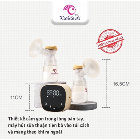 Máy hút sữa điện đôi Kichilachi