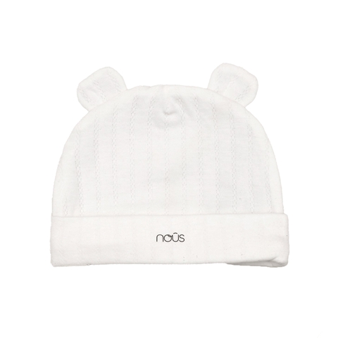 Mũ tai gấu trắng