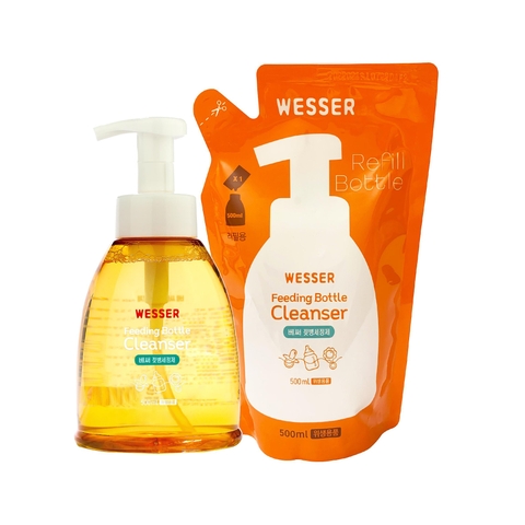 Nước rửa bình sữa và rau quả Wesser