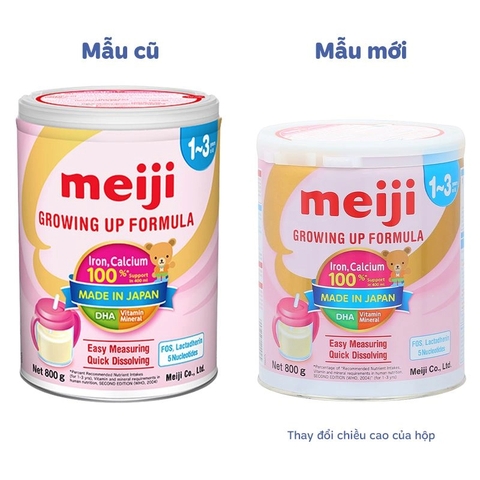 Sữa Meiji Growing up Formula 800g (dành cho bé từ 1-3 tuổi)