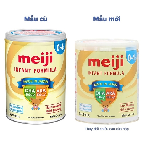 Sữa Meiji Infant Formula 800g (dành cho bé 0-12 tháng)