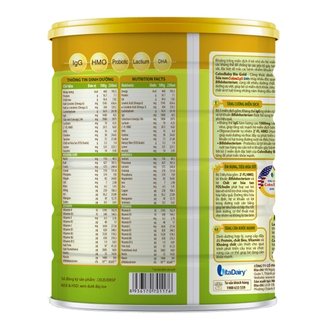 Sữa ColosBaby Bio Gold 2+ (trên 2 tuổi) - 800g