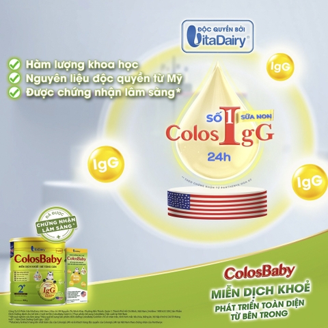 Sữa ColosBaby Gold 2+ (trên 2 tuổi) - 800g