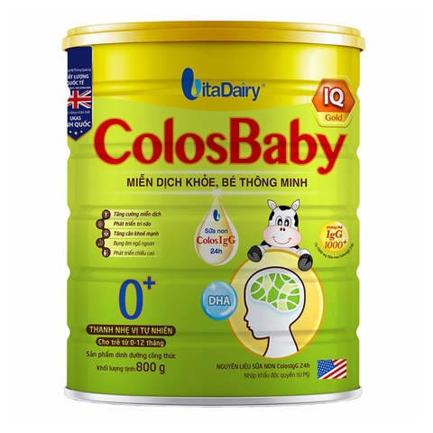 Sữa ColosBaby IQ Gold 0+ (0 – 12 tháng)