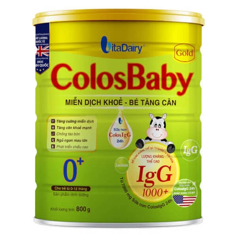 Sữa ColosBaby Gold 0+ (0 – 12 tháng)