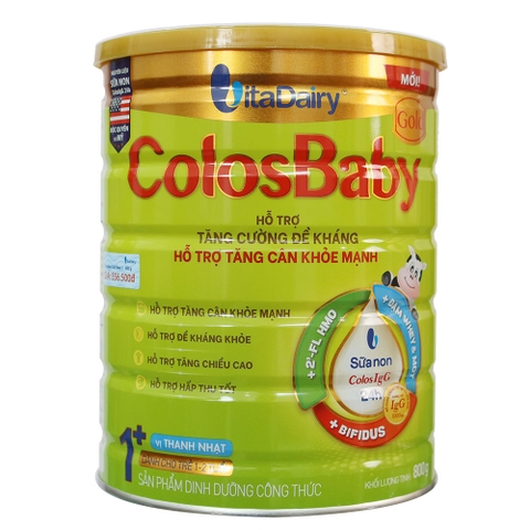 Sữa ColosBaby Gold 1+ mới vị thanh nhạt (1 – 2 tuổi)