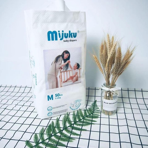 Tã dán Mijuku Size M - 50 Miếng