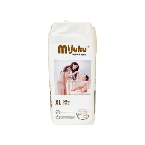 Tã quần Mijuku Size XL - 50 Miếng (12-17kg)