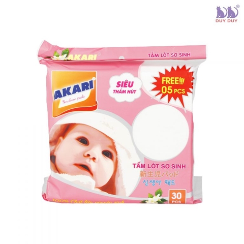 Miếng lót phân su sơ sinh Akari (30 + 5 miếng)