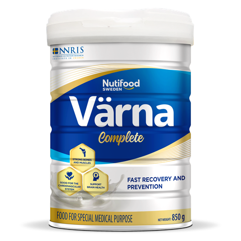 Sữa bột dinh dưỡng Nutifood Varna Complete SI, giúp phòng ngừa và phục hồi sức khỏe nhanh, ngừa loãng xương - 850g