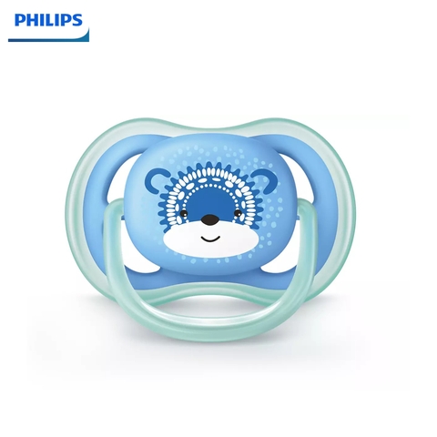 Ty ngậm thông khí Ultra Air Philips Avent hình gấu 6-18M (SCF542.12)