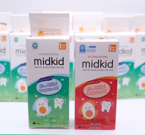 Xịt chống sâu răng Midkid 30ml (Từ 1 tuổi)