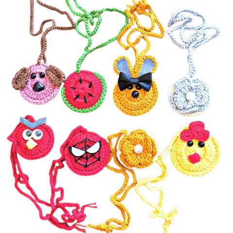 Túi đựng tỏi bằng len cho bé