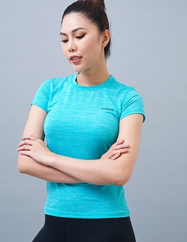 Set đồ tập nữ áo ngắn tay Icado AH1 và quần Legging Icado QD23