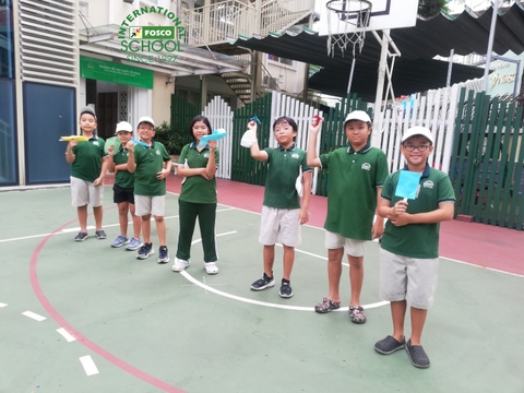 Các em lớp 5 đã có một giờ học STEAM thật vui vẻ