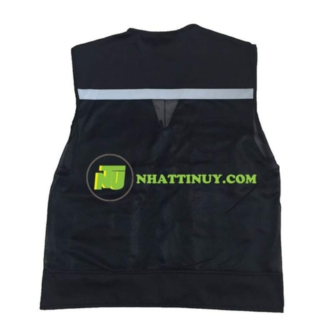 Áo ghile lưới xanh đen