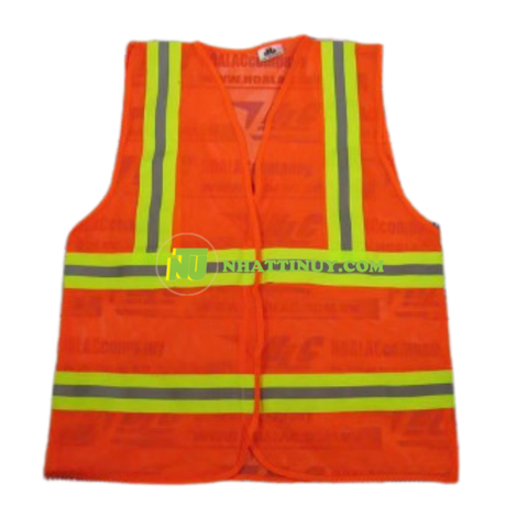 Áo phản quang lưới mềm cam xanh xám