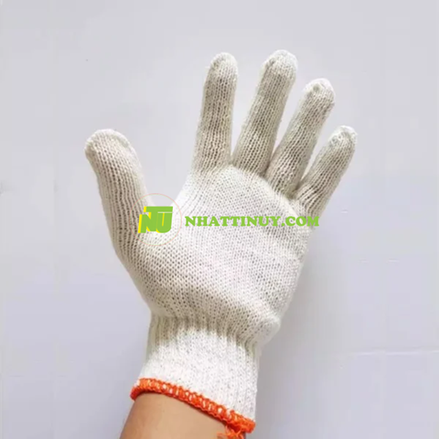 Găng tay VN - len trắng 60 gram