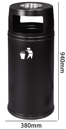 Thùng rác ngoài trời kiểu Hồng Kông GPX-110D