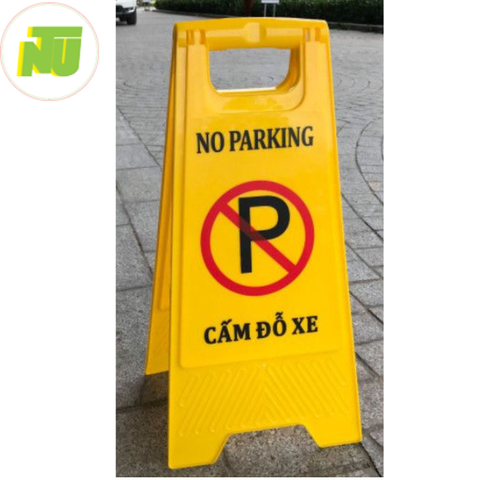 Bảng cảnh báo chữ A - No parking - Cấm đỗ xe (decal)