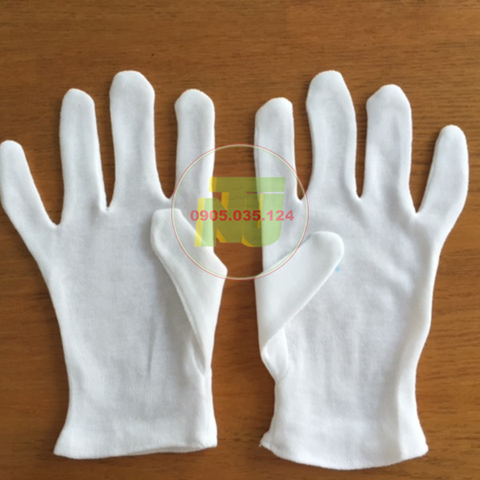 Găng tay thun trắng