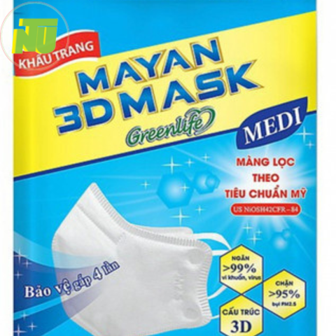 Khẩu trang kháng khuẩn 3D Mask