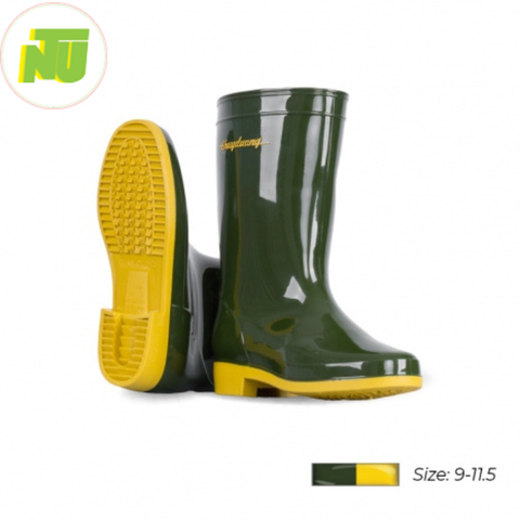 Ủng TD 284 xanh rêu đế vàng