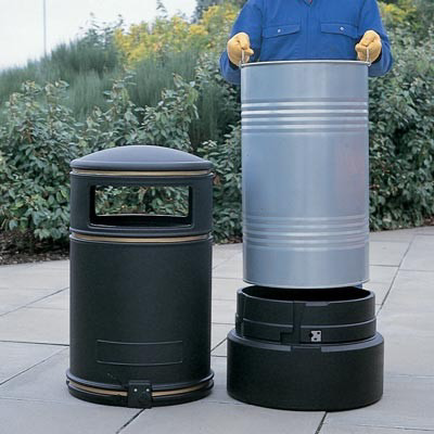 Thùng rác vệ sinh kiểu dán cổ điển