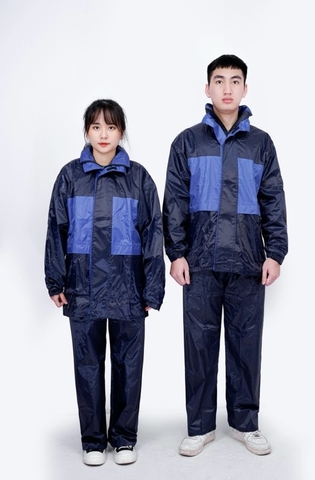 Bộ mưa 2 lớp phối màu