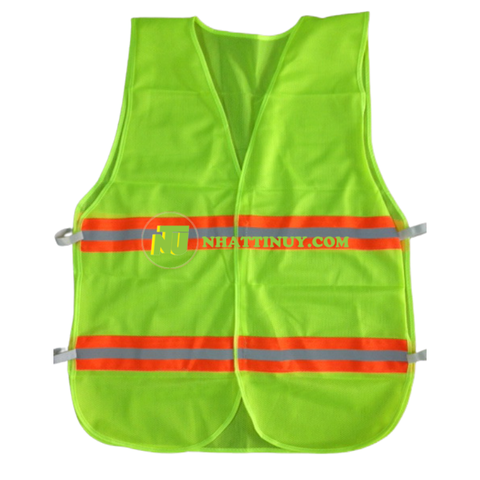 Áo phản quang loại thường xanh