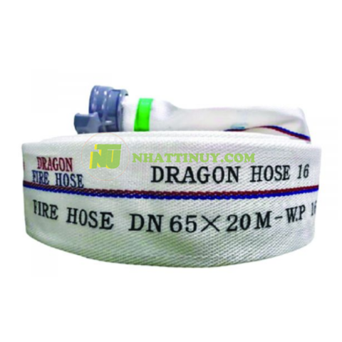 Vòi chữa cháy DRAGON DN 65x20m- W.P 16 Bar có tem KĐ