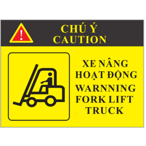 Biển báo an toàn xe nâng