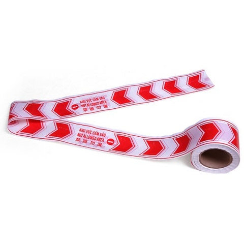 Cuộn rào cản trắng đỏ