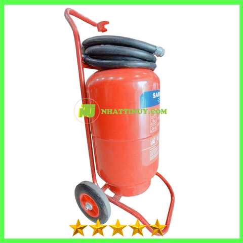 Xe đẩy chữa cháy bột ABC MFTZL35  35kg có tem KĐ