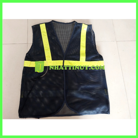Áo phản quang thường xanh đen