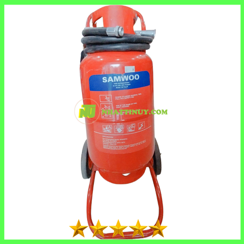 Xe đẩy chữa cháy bột ABC MFTZL35  35kg có tem KĐ