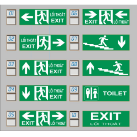 ĐÈN EXIT LỐI THOÁT KENTOM  KT-650(KT-660)