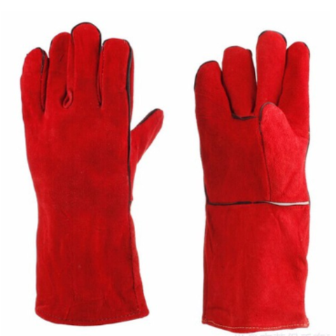 Găng tay da hàn đỏ
