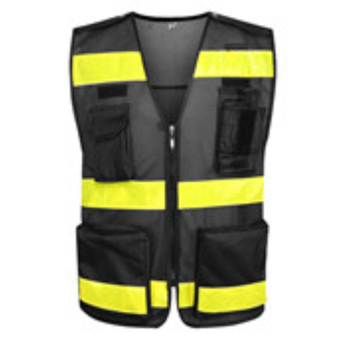 Áo phản quang lưới vàng đen