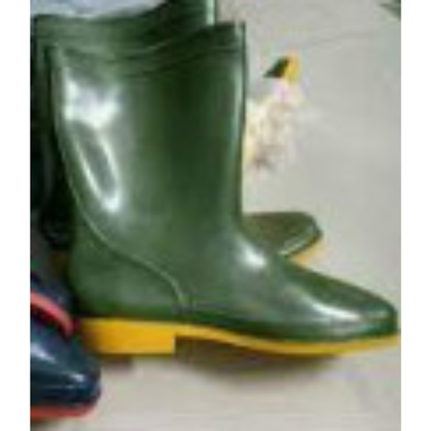 Ủng xanh rêu đế vàng