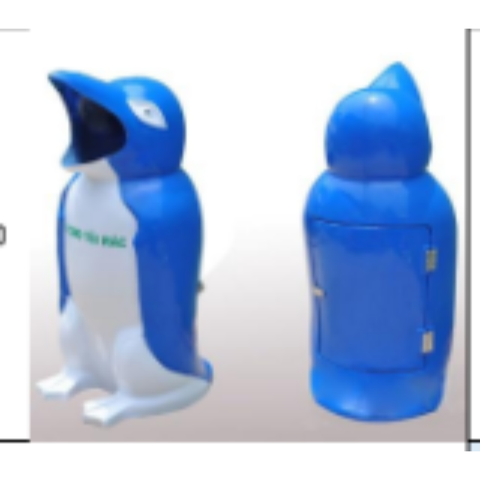 Thùng rác chim cánh cụt