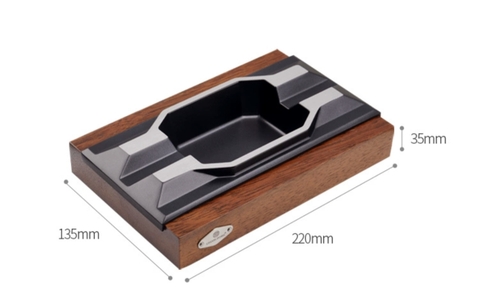 Gạt tàn xì gà loại 2 điếu