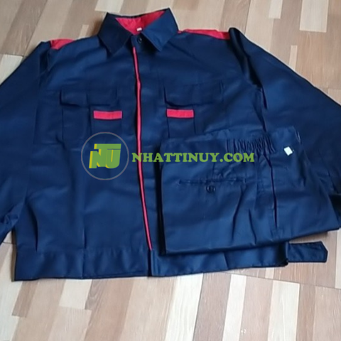 Quần áo kaki 3.1 xanh đen phối đỏ size 7