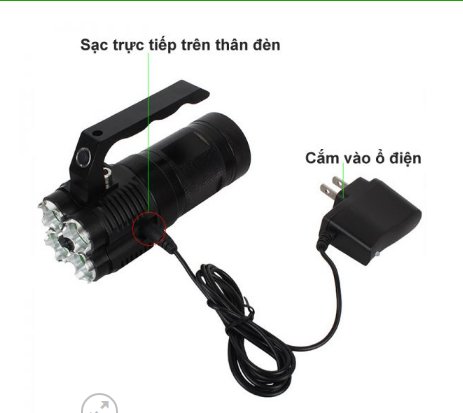 Đèn pin xách tay 4 led Cree XML - L2