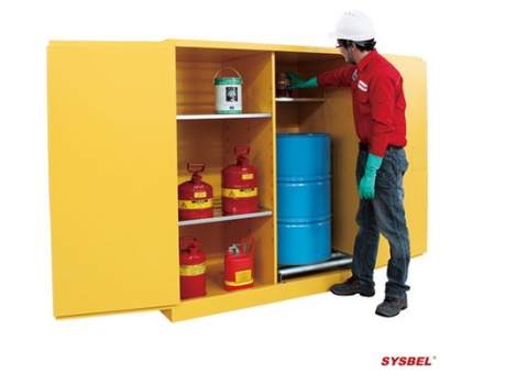 Tủ đựng hóa chất chống cháy nổ Sybel 115 gallons/434lit
