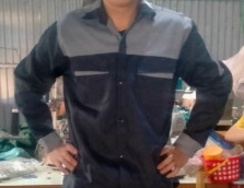 Áo kaki 3.1 xanh đen phối ghi(HMT)