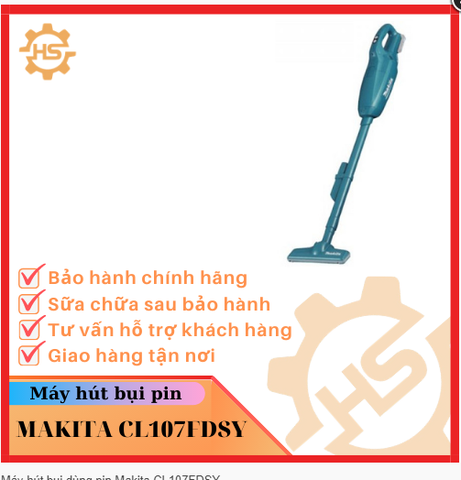 Máy hút bụi dùng pin Makita CL106FDSY