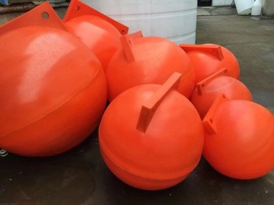 Phao nổi 2 tai D25cm màu cam